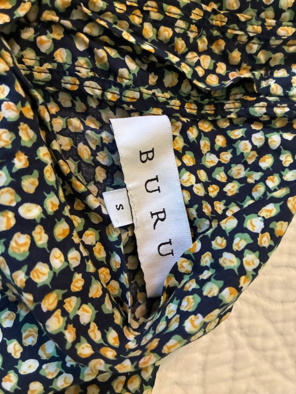 NWOT Buru mod top and everyday short set, yellow rose, size Small - Picture 5 of 7
